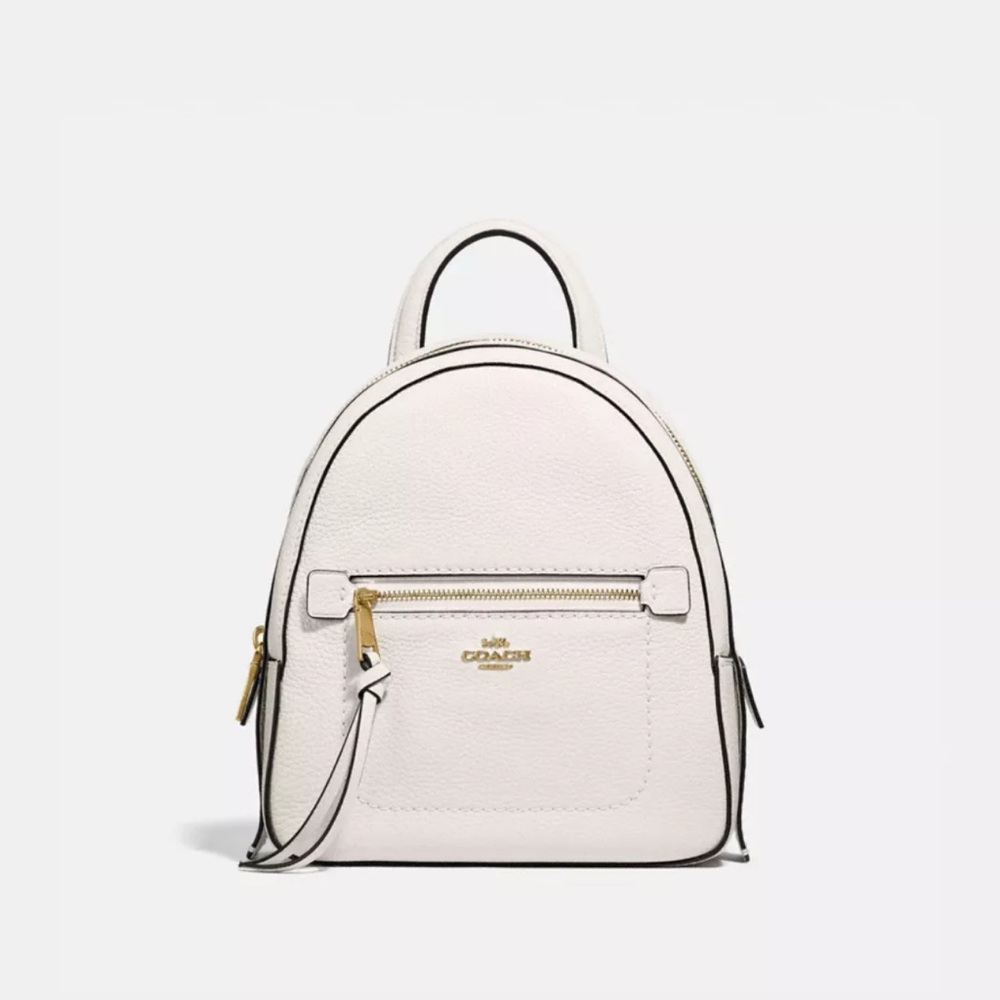 Coach White Mini Backpack